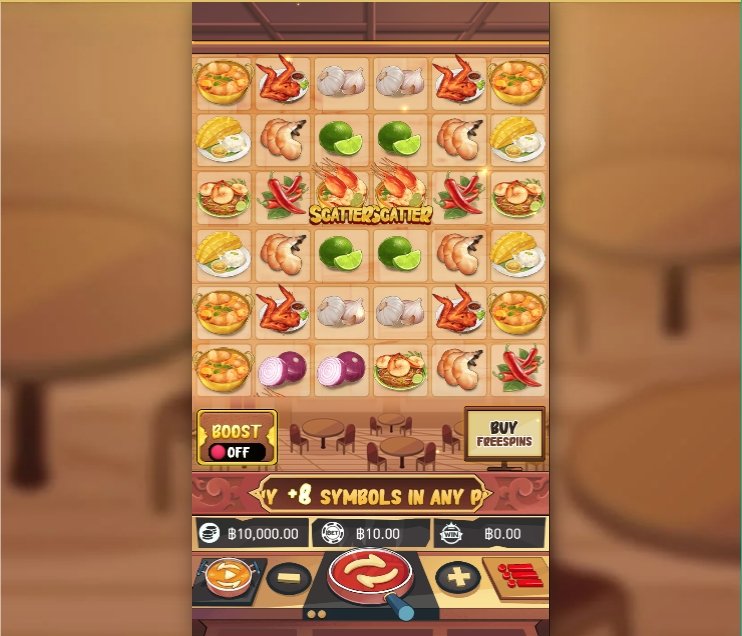 รูปแบบการชนะในเกม Wonder Cuisine